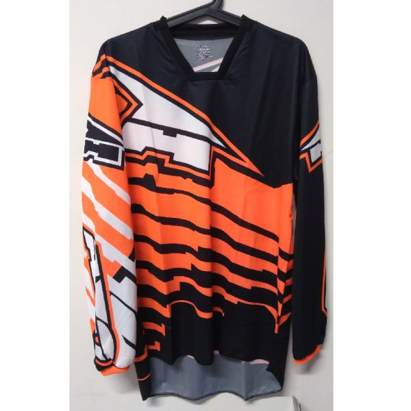 Maglia cross AXO SR 18 Tg. XL arancio e nera – La Casa del Motociclista