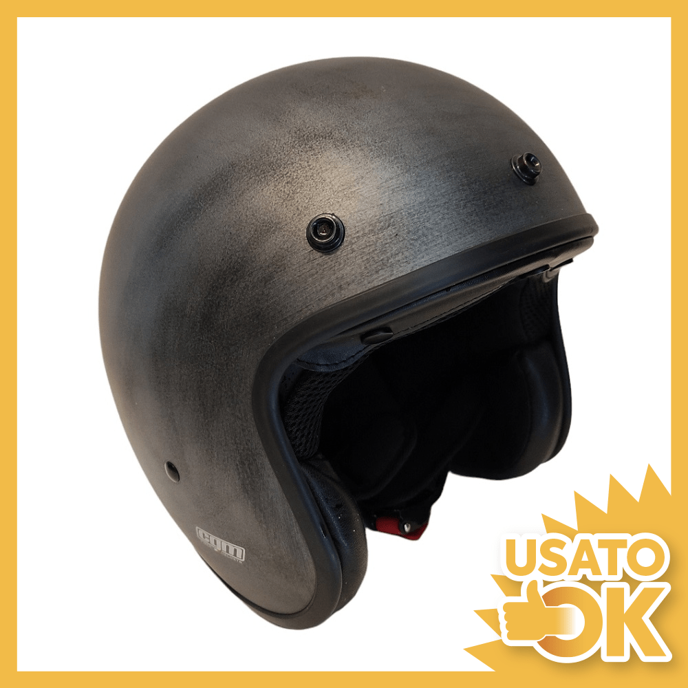Casco Jet CGM Challenge fibra ultra slim Tg. M grigio opaco – La Casa del  Motociclista