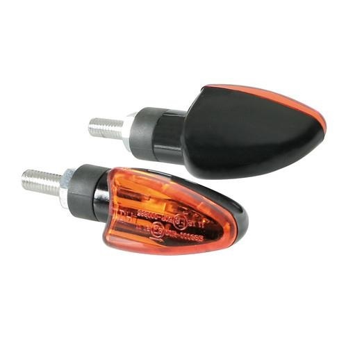 Coppia Frecce Moto LAMPA 90092 Per Honda Hornet 600 | 12V 21W Vetro Arancio Omologate E13
